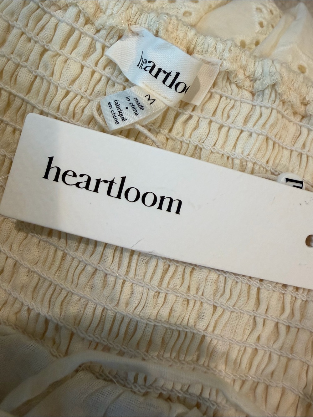 Heartloom Annie Eyelet Maxi Dress Ecru NWT - Picture 11 of 13